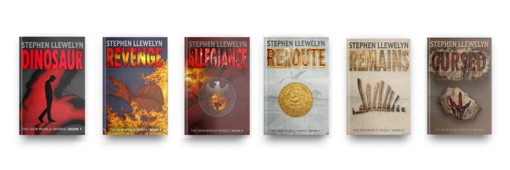 New World Series by Stephen LLewelyn books in hardcover format