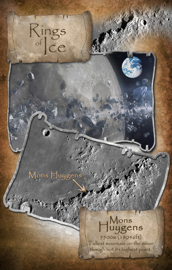 Mons Huygens, tallest mounain on the Moon © Stephen Llewelyn